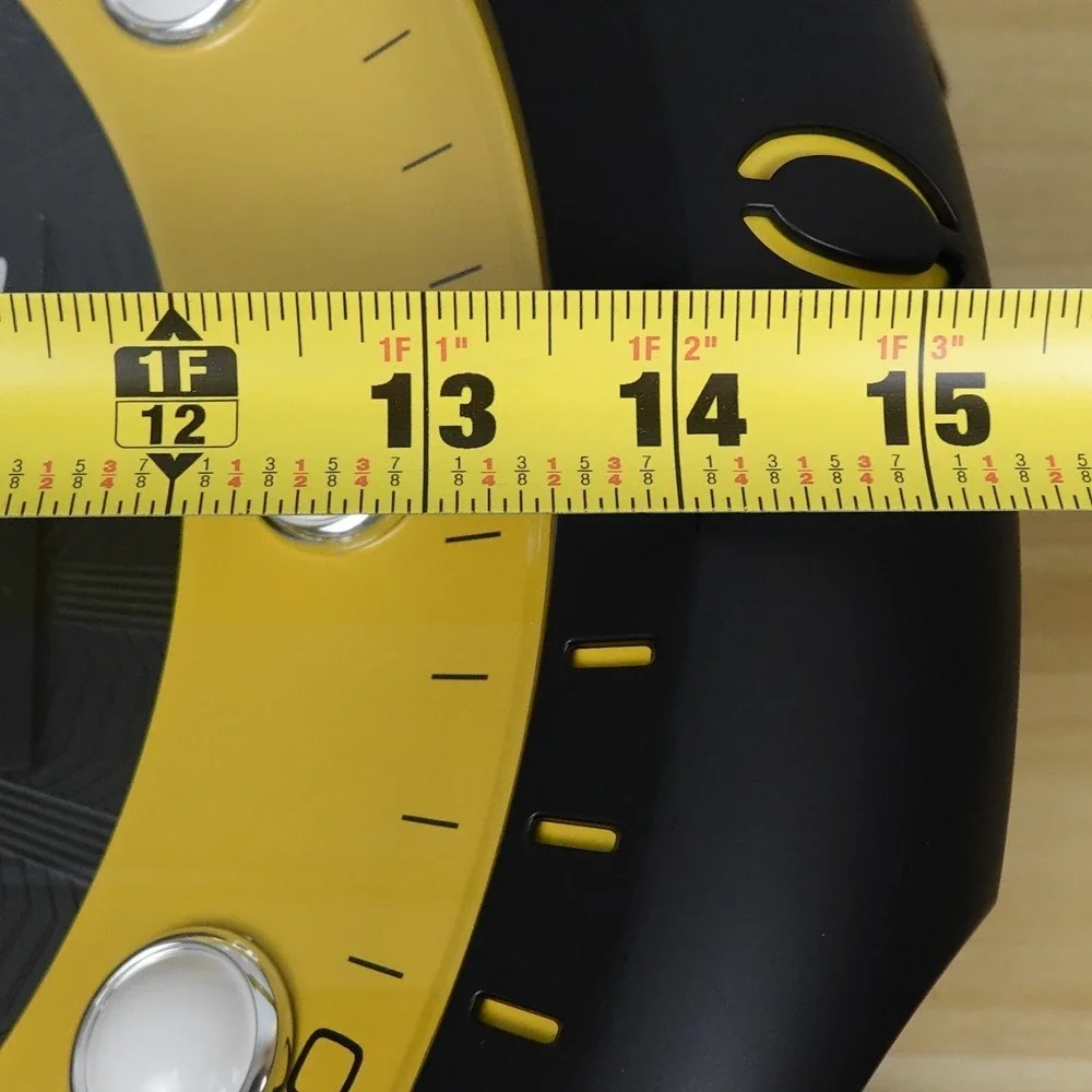 Invicta Venom Wall Clock Chronograph Watch Black Yellow Horology Collectible 20
